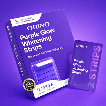 Purple Teeth Whitening Strips