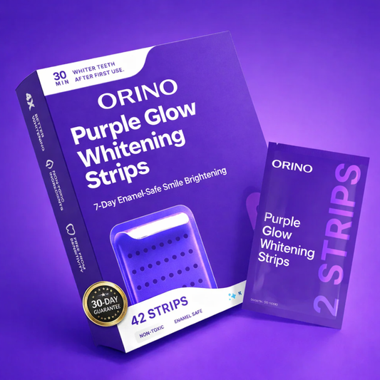 Purple Teeth Whitening Strips