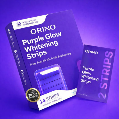 Purple Teeth Whitening Strips